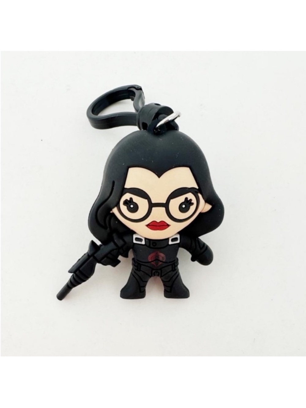 🇨🇦NOW $6🍀 Gi-Joe Cartoon Baroness 3D Keychain Bag Clip Collector Toy Figure